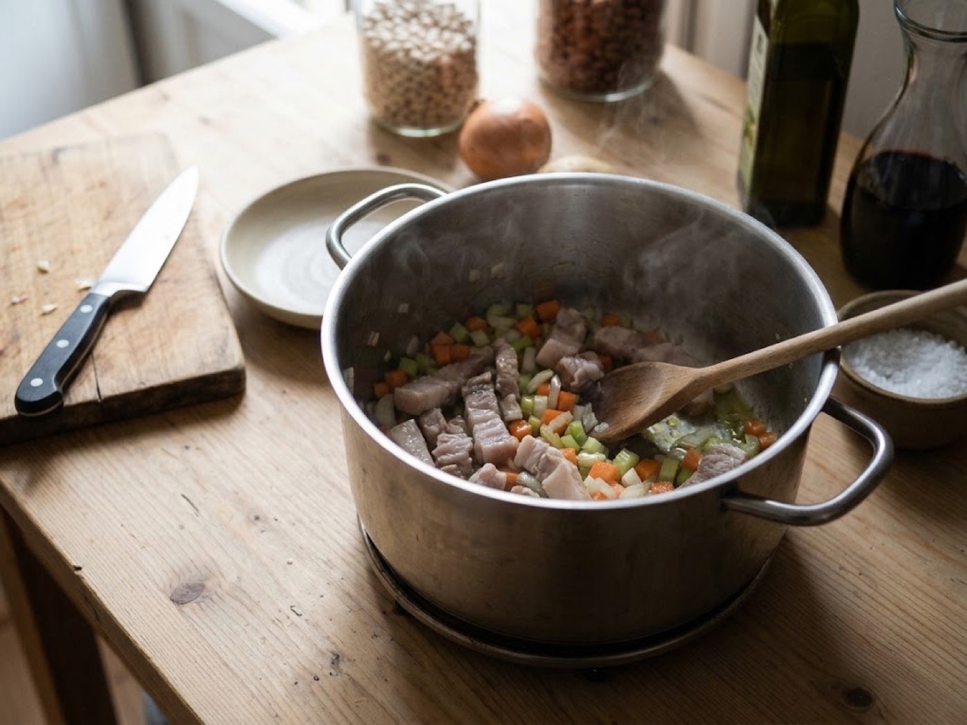 Pasta e fagioli, passaggio 3