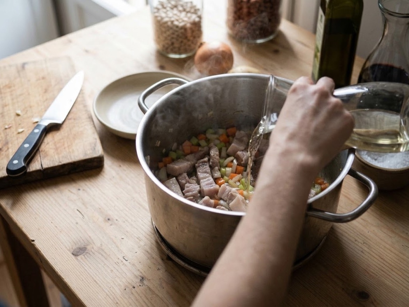 Pasta e fagioli, passaggio 4