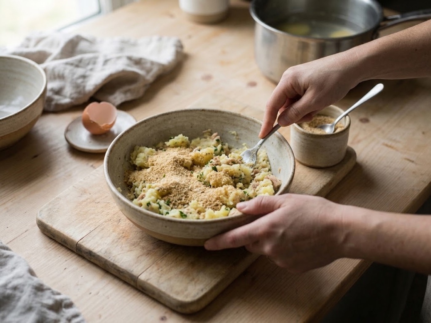 Polpette di tonno e patate, passaggio 4