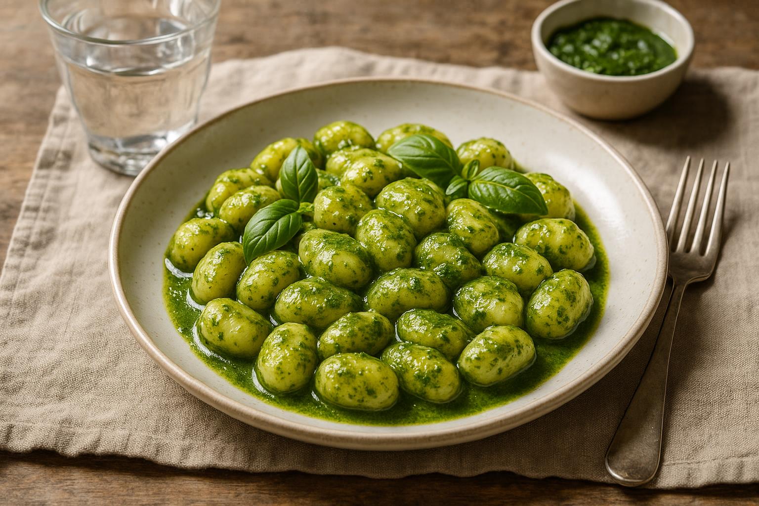 Gnocchi al pesto