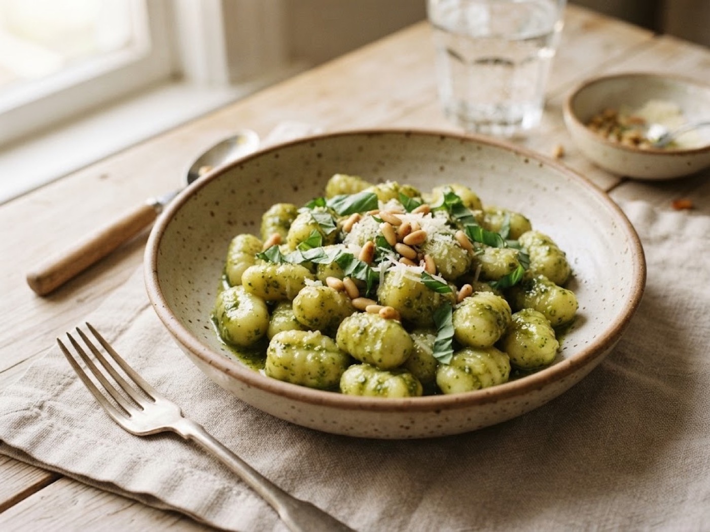 Gnocchi al pesto