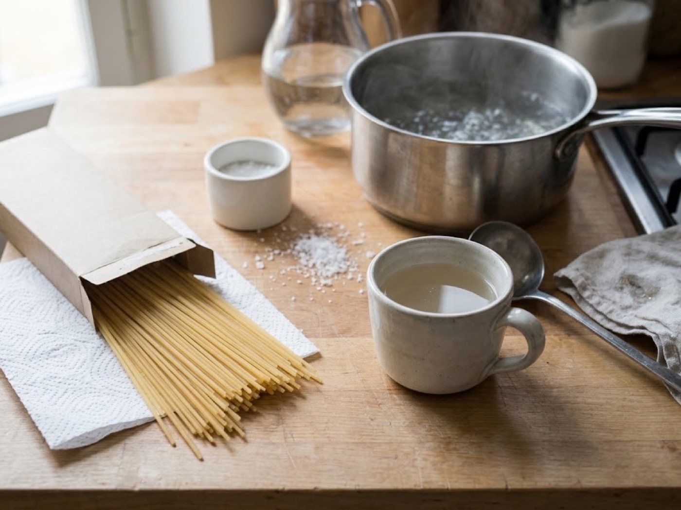 Pasta alle vongole, passaggio 2