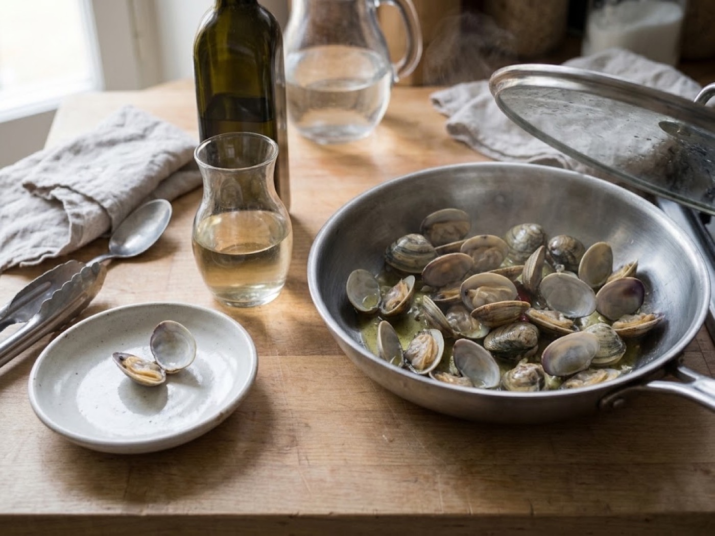 Pasta alle vongole, passaggio 4