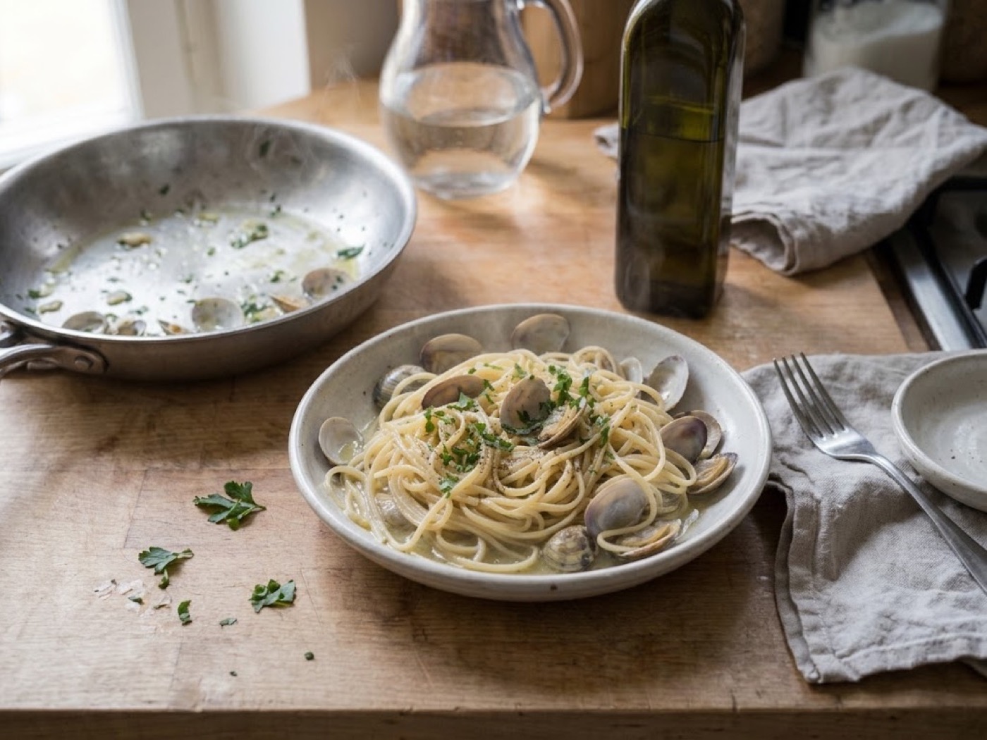 Pasta alle vongole, passaggio 8
