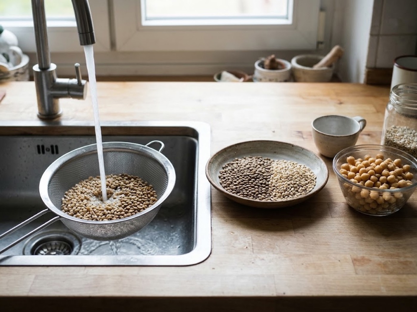 Zuppa di cereali, passaggio 1