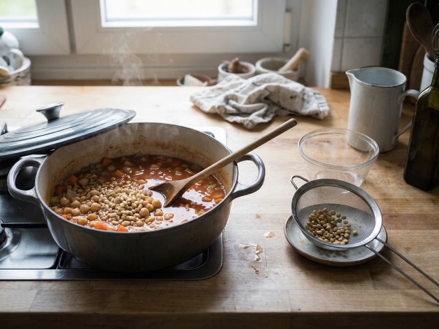 Zuppa di cereali, passaggio 4