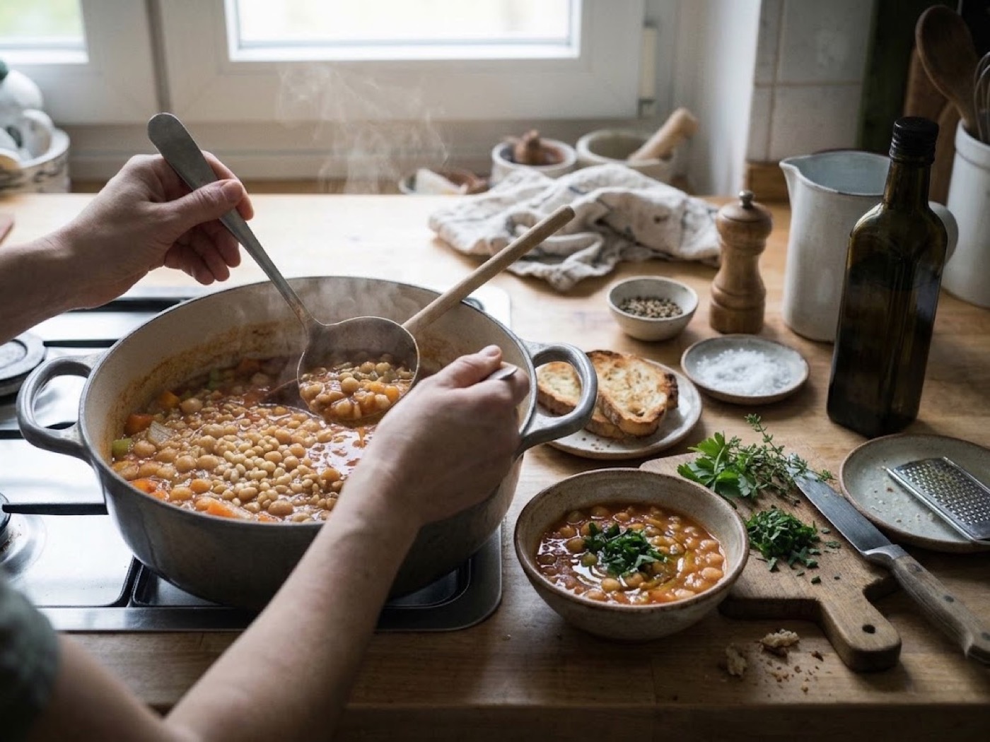 Zuppa di cereali, passaggio 6