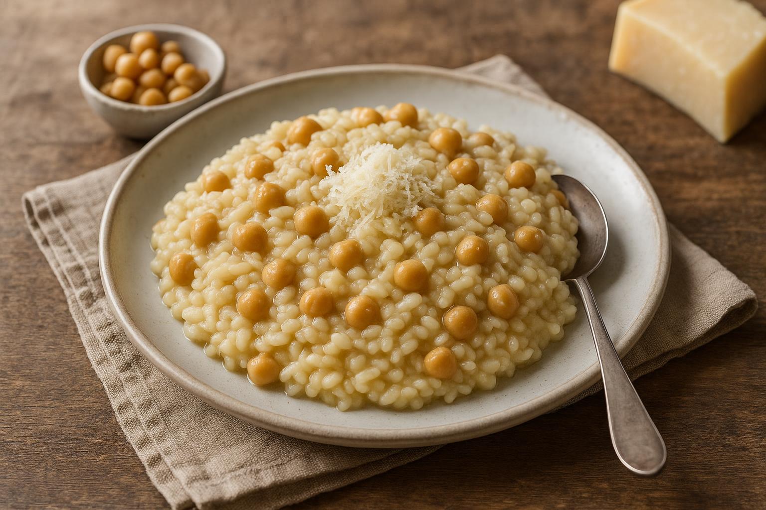 Riso ceci e parmigiano