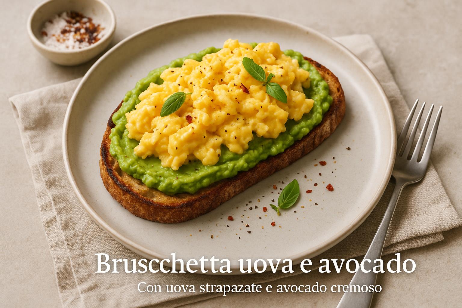 Bruschetta Uova e Avocado