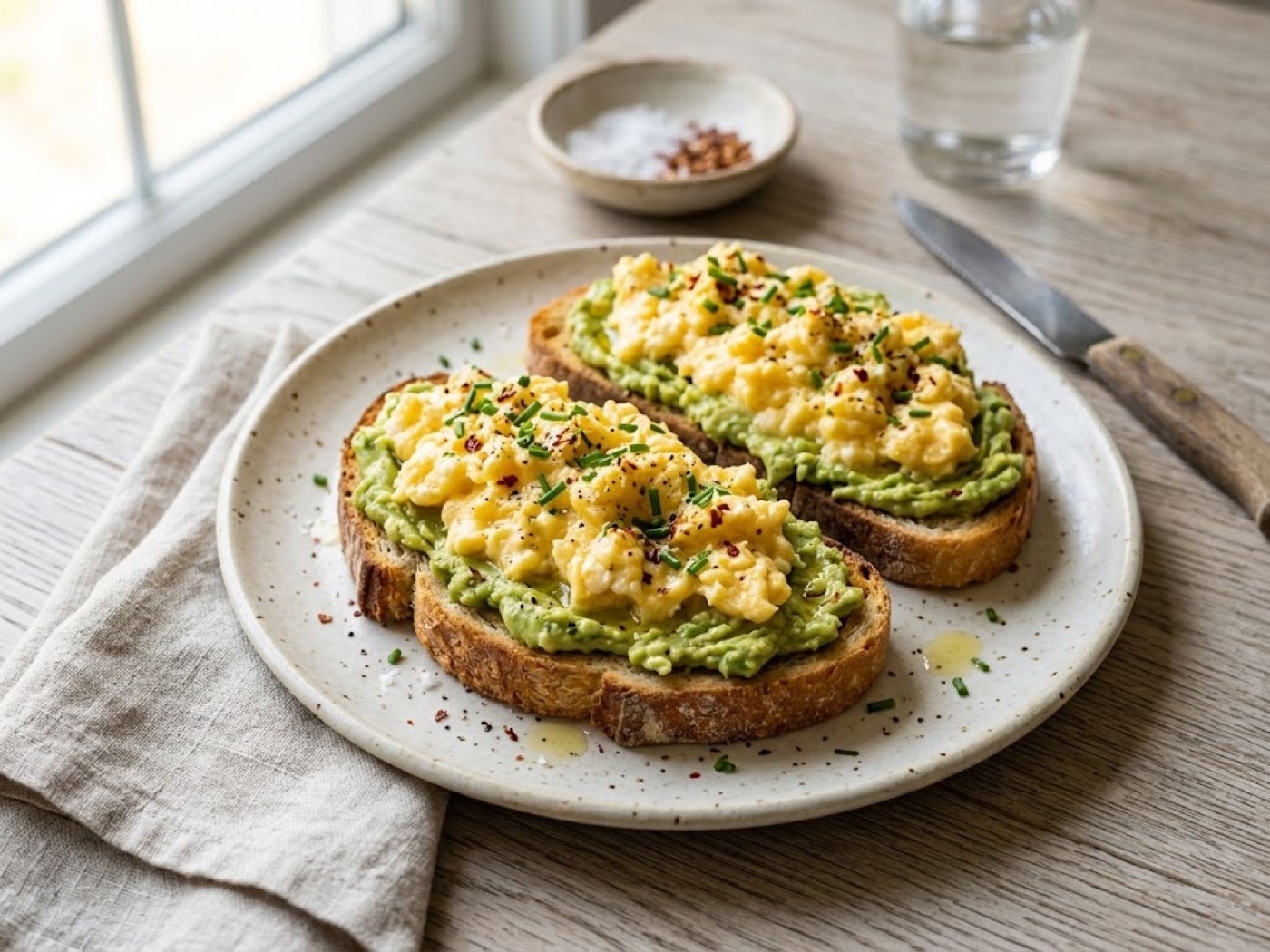 Bruschetta Uova e Avocado