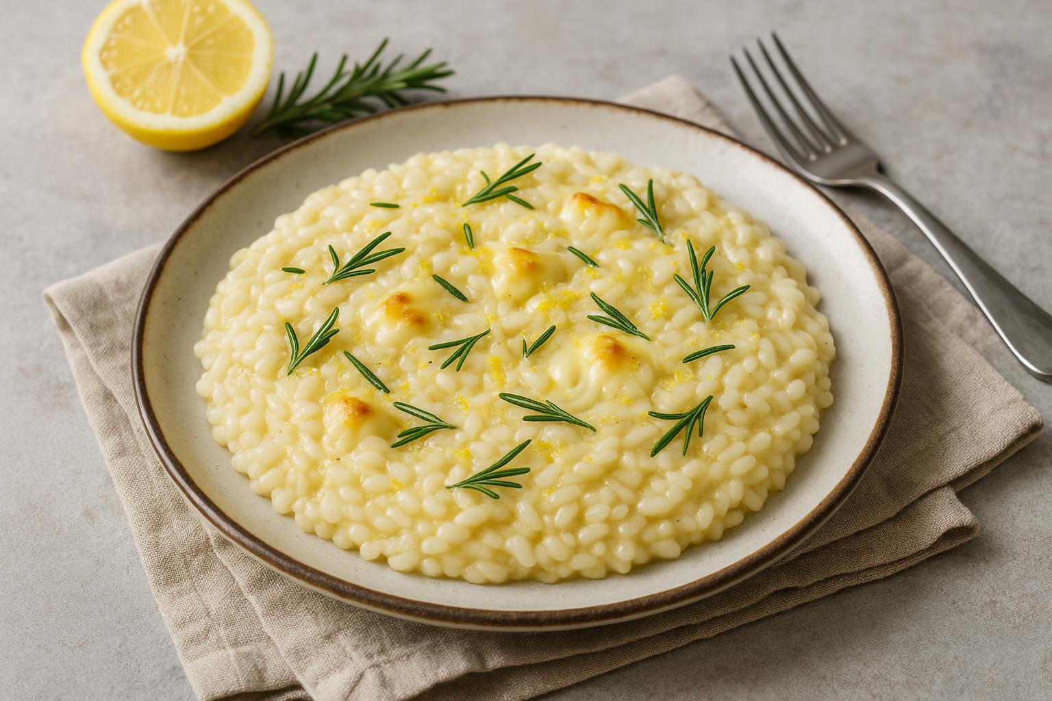 Risotto Scamorza e Limone