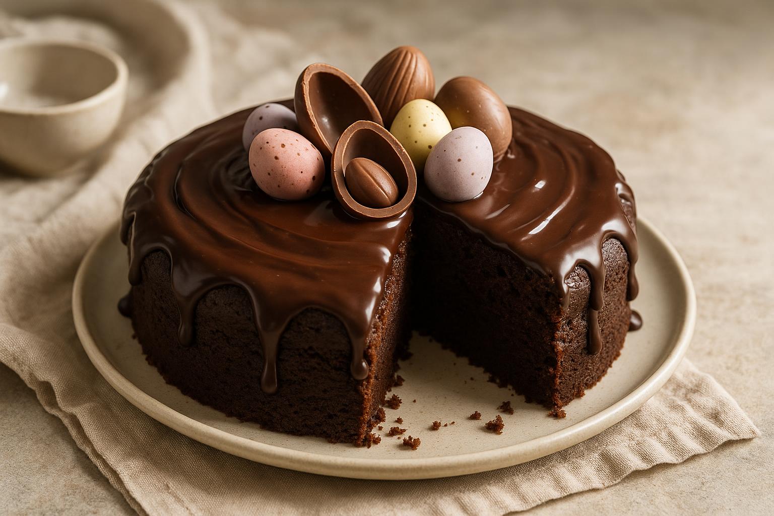 Torta con le uova di Pasqua