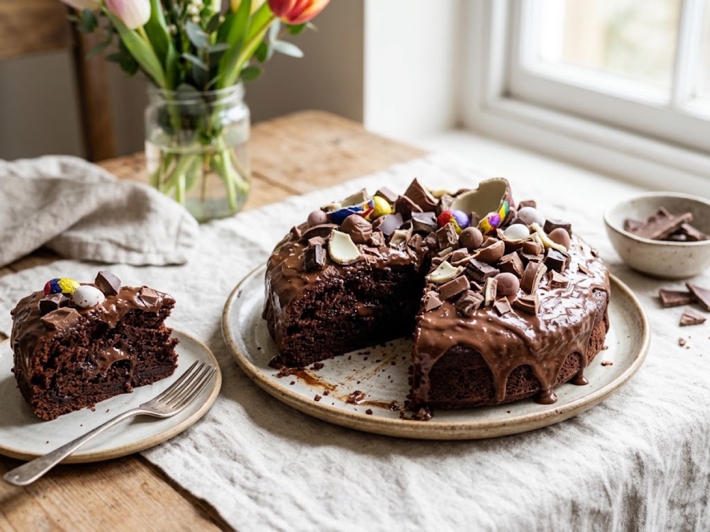 Torta con le uova di Pasqua