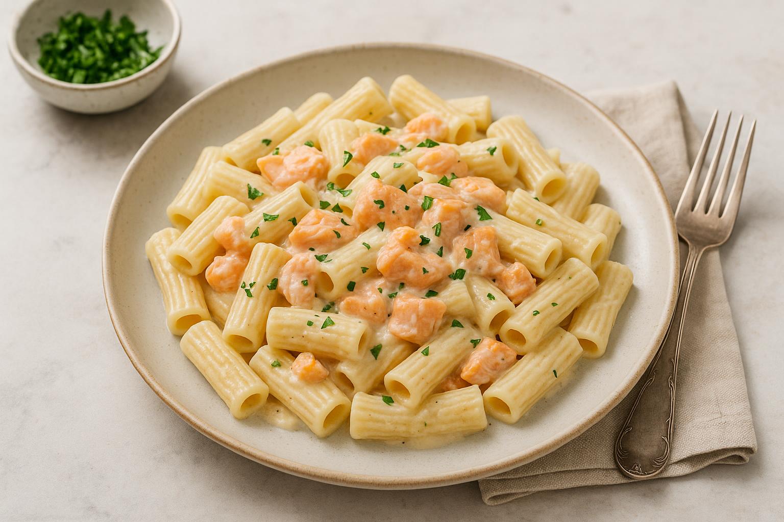 Pasta al salmone
