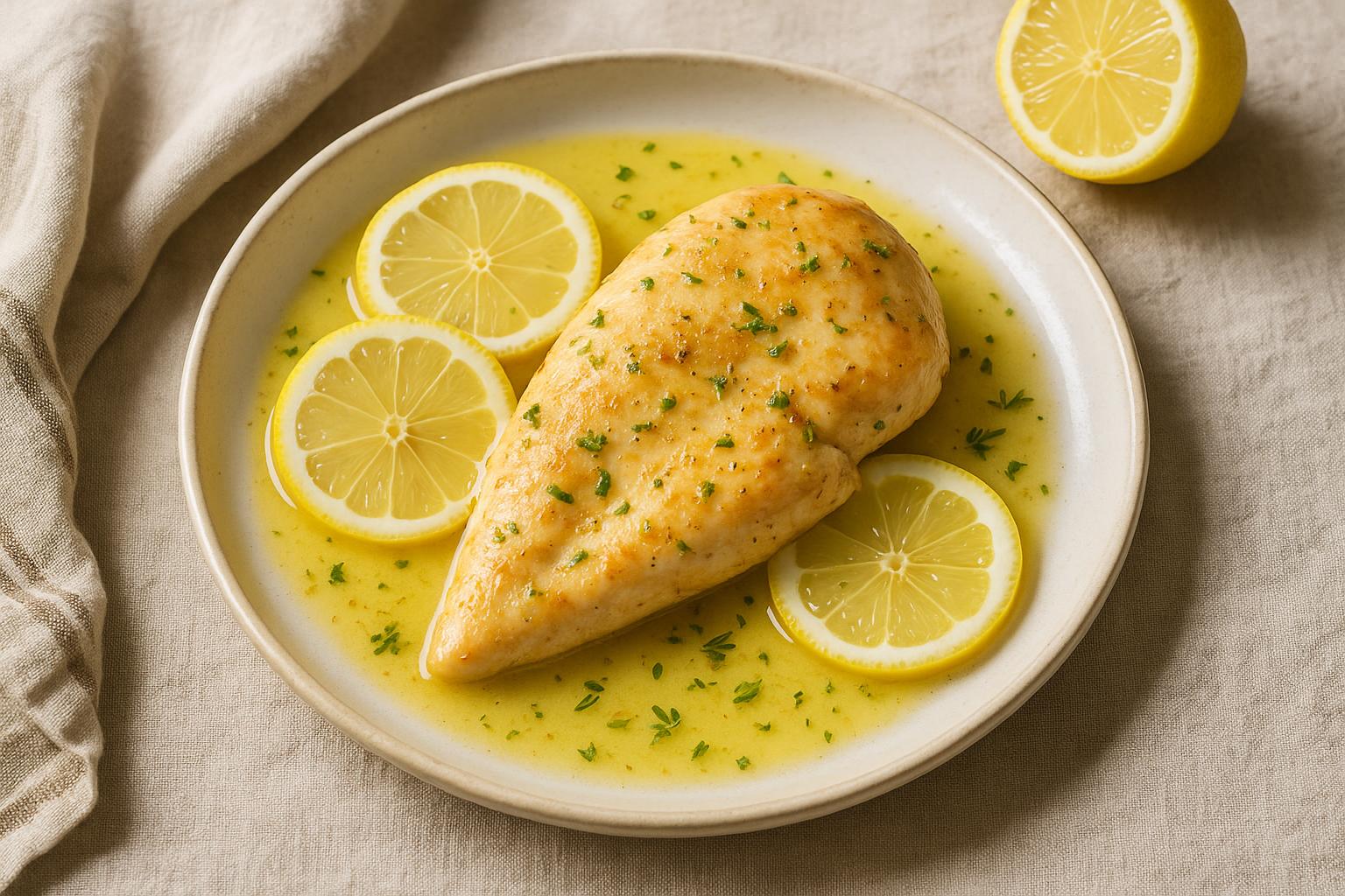 Pollo surgelato al limone