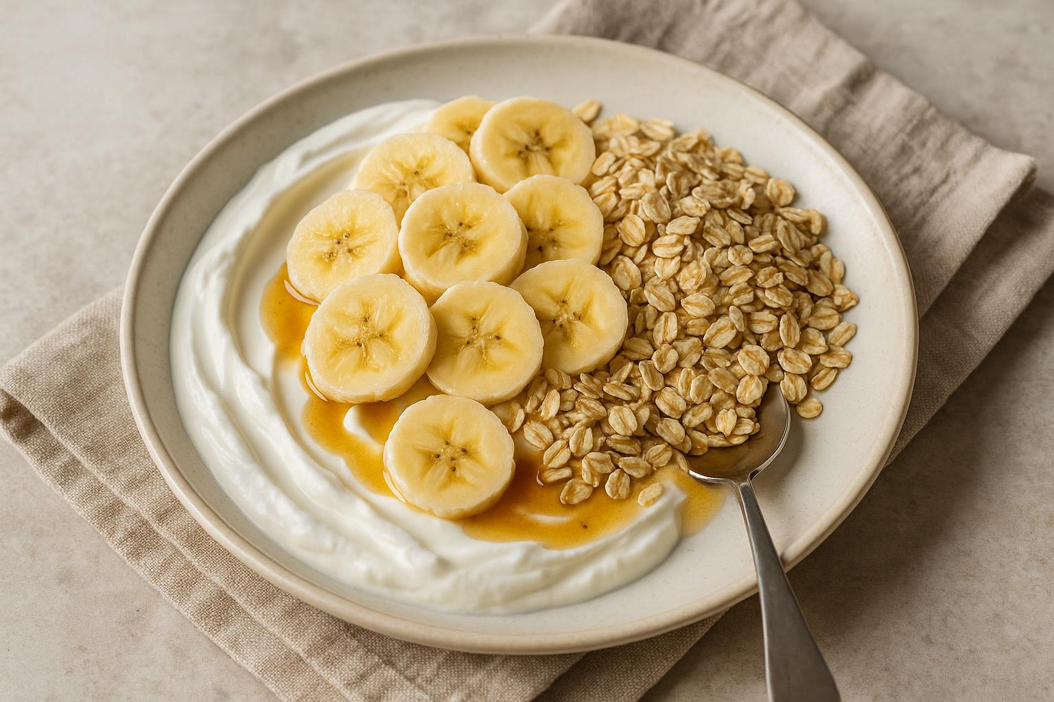 Yogurt greco con banana