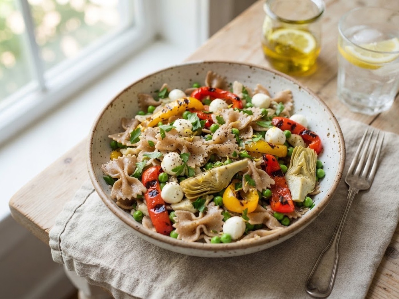 Insalata di pasta mediterranea