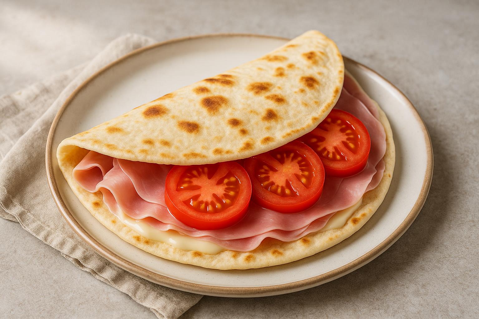 Piadina Cotto e Sottiletta