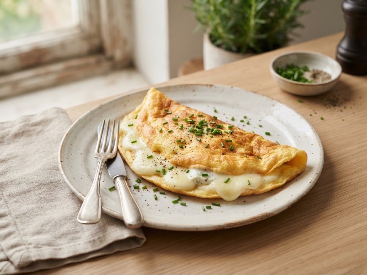Omelette Light al formaggio