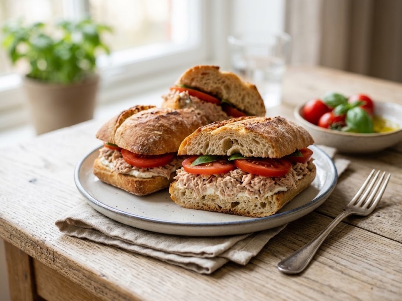 Panini Tonno Pomodoro e Philadelphia