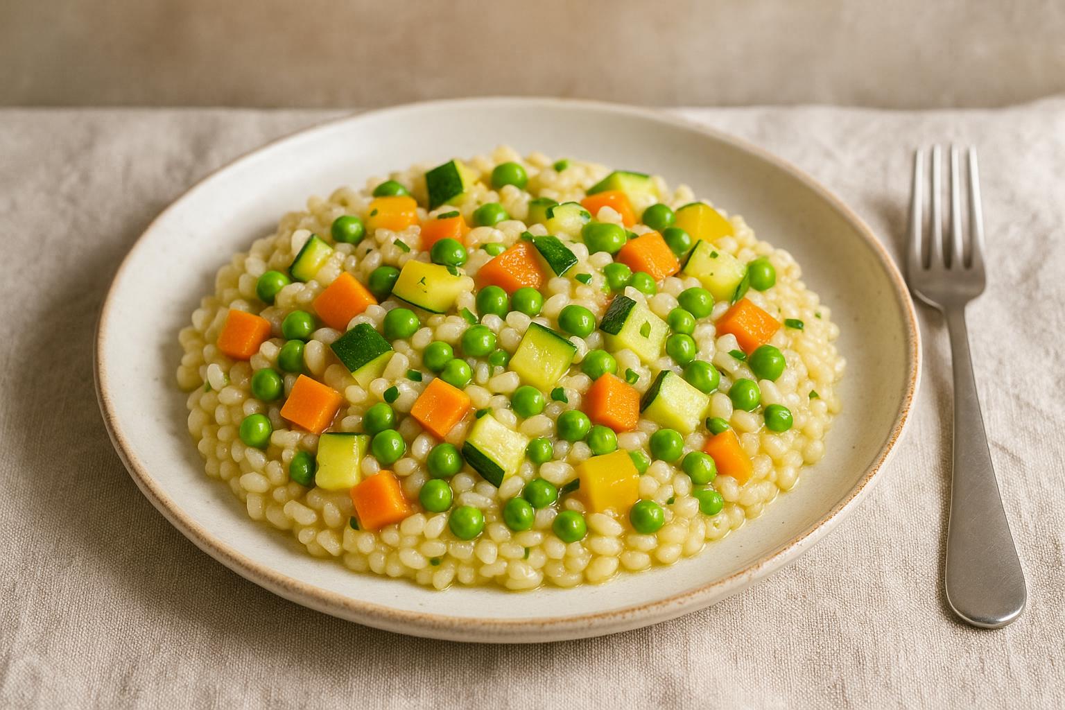 Orzotto primavera