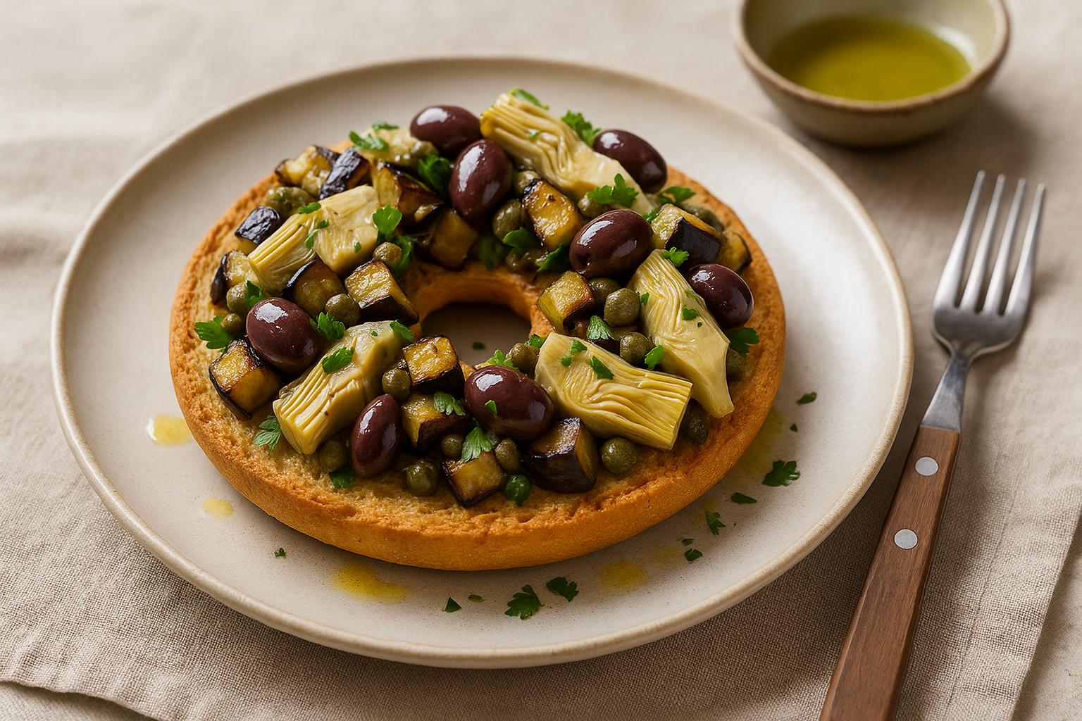 Frisella Melanzane e Carciofini
