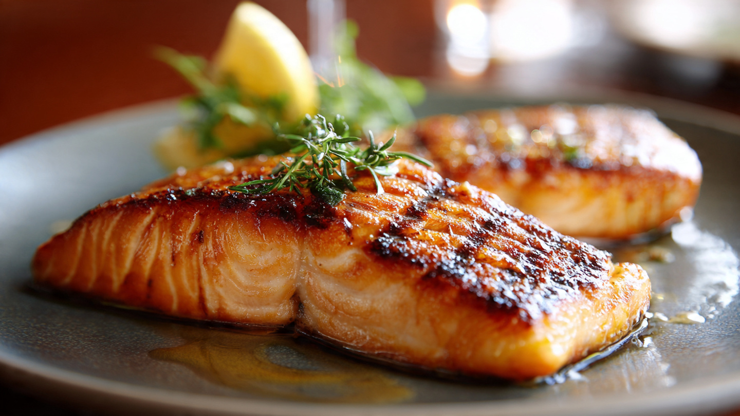 Salmone alla piastra