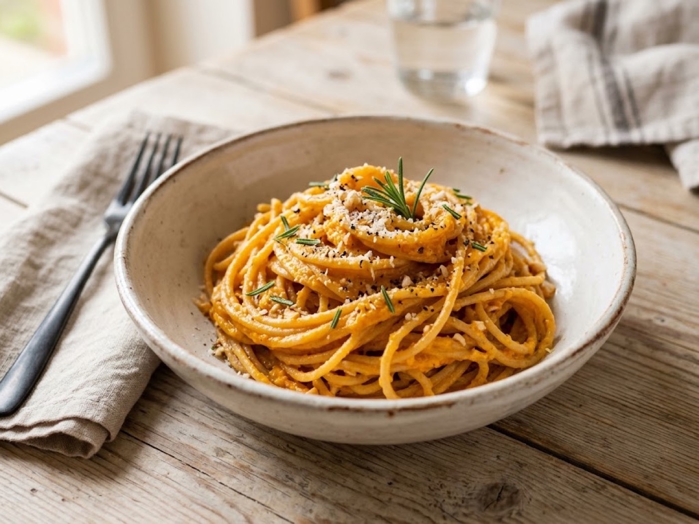 Pasta al pesto di carote