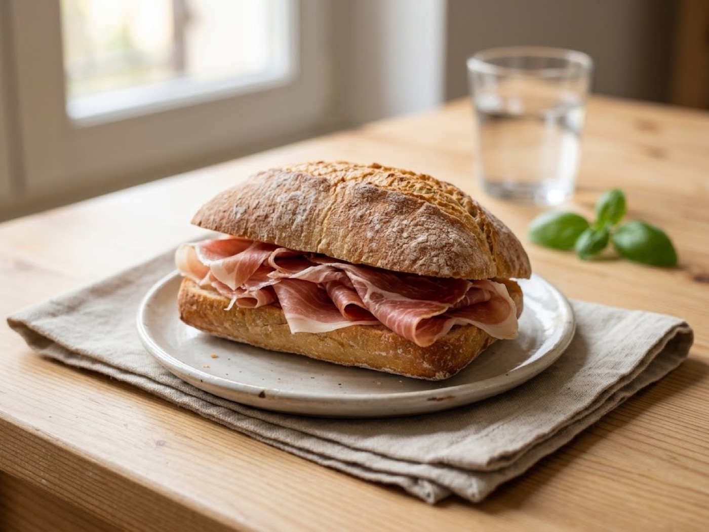 Panino al prosciutto crudo