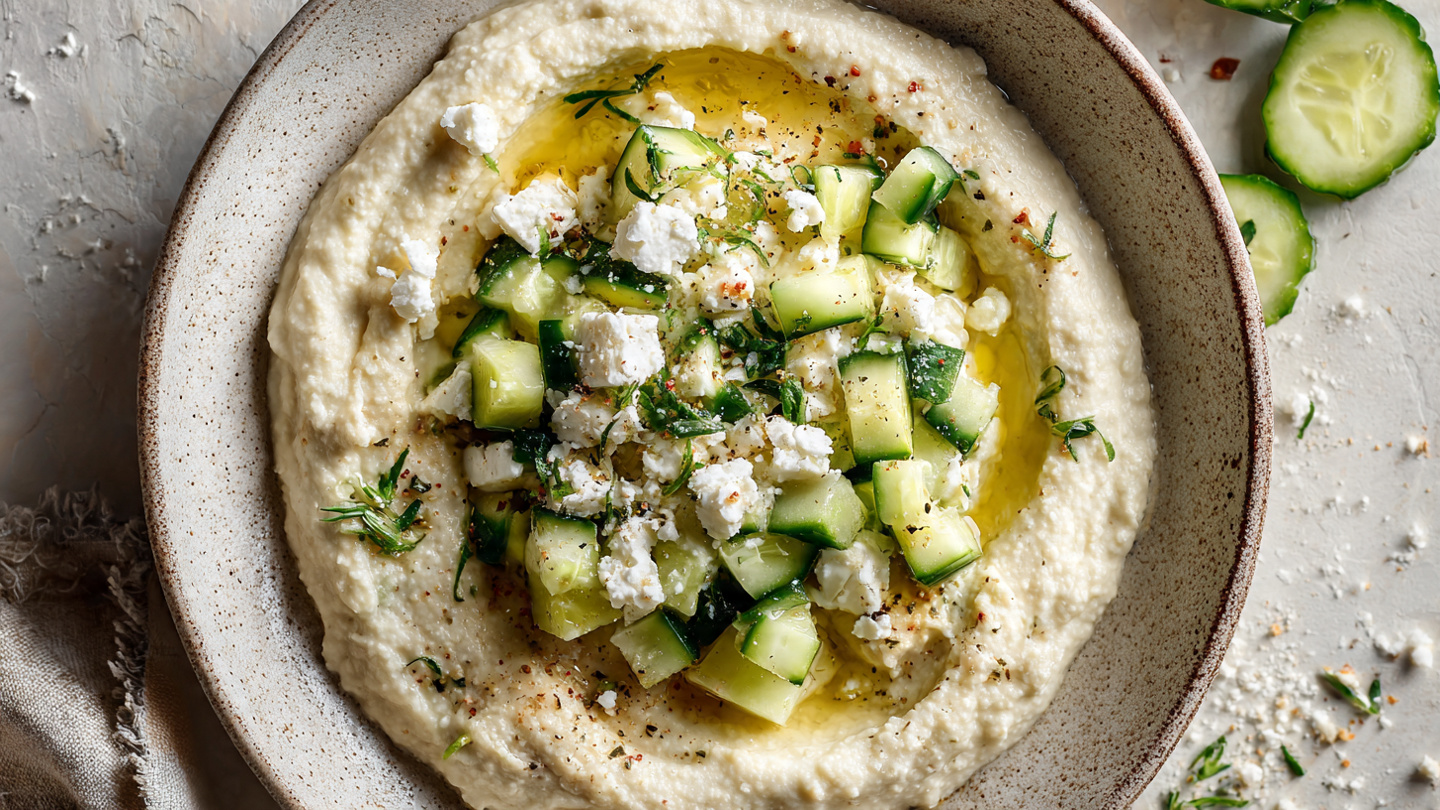 Hummus di feta