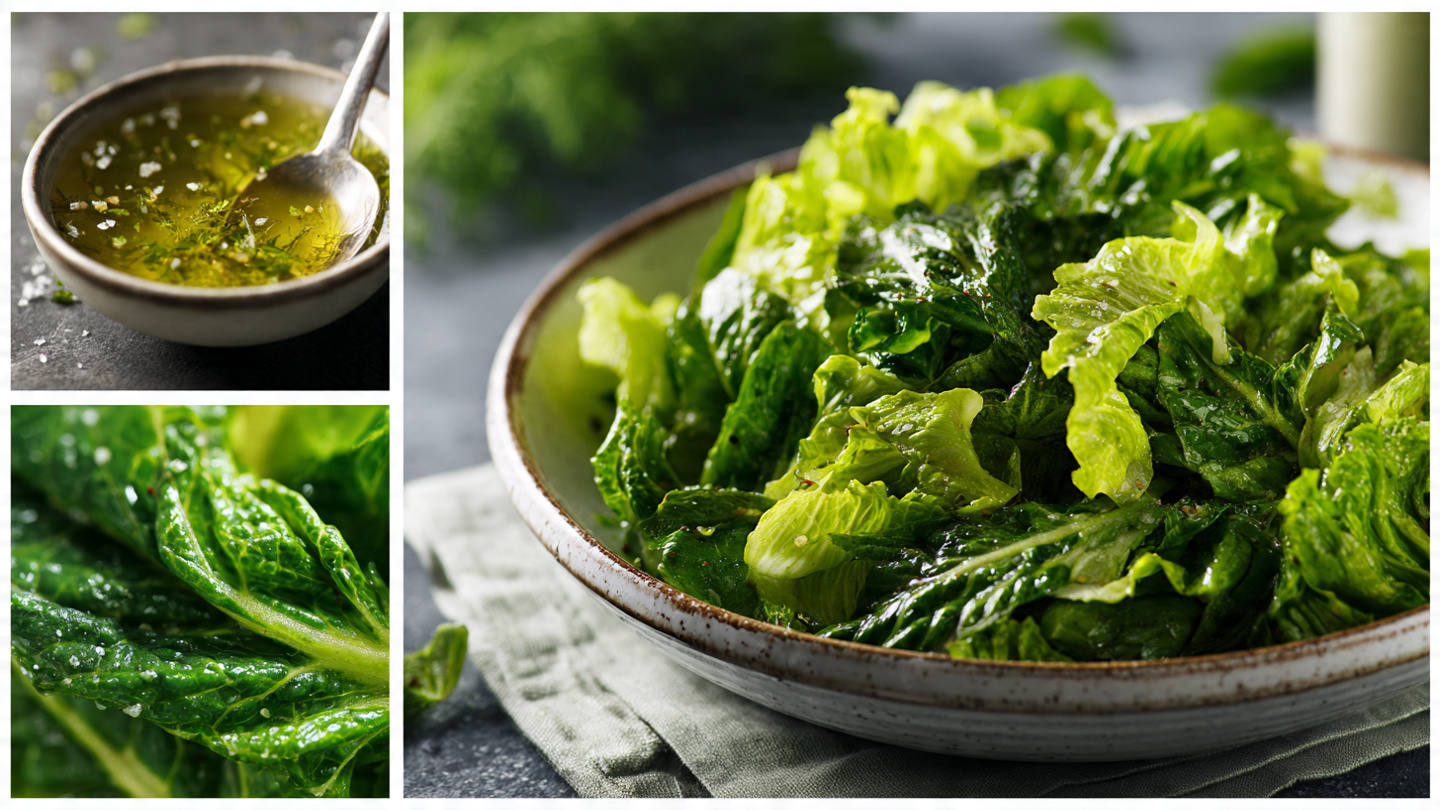 Insalata verde con vinagrette