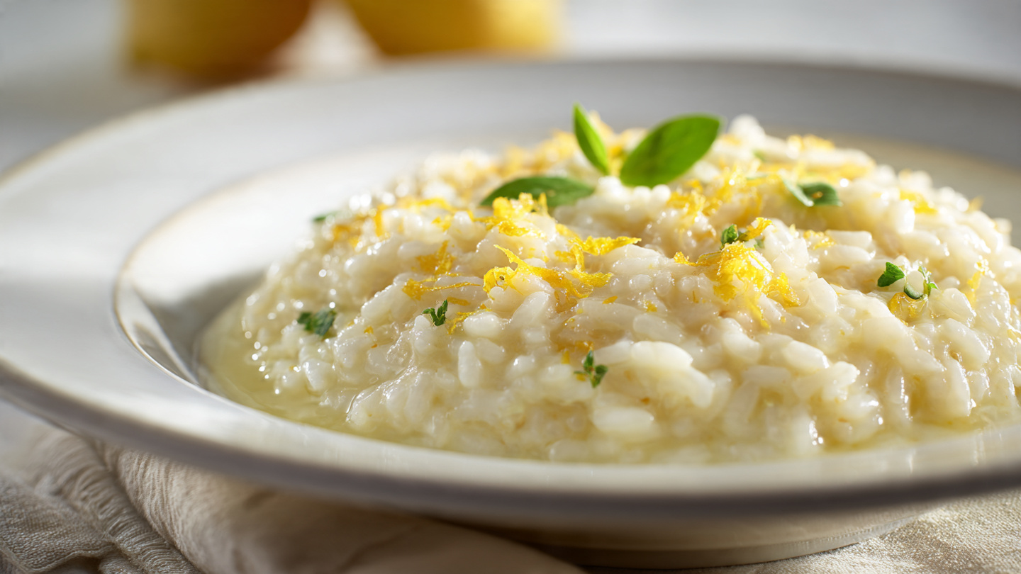 Risotto al limone