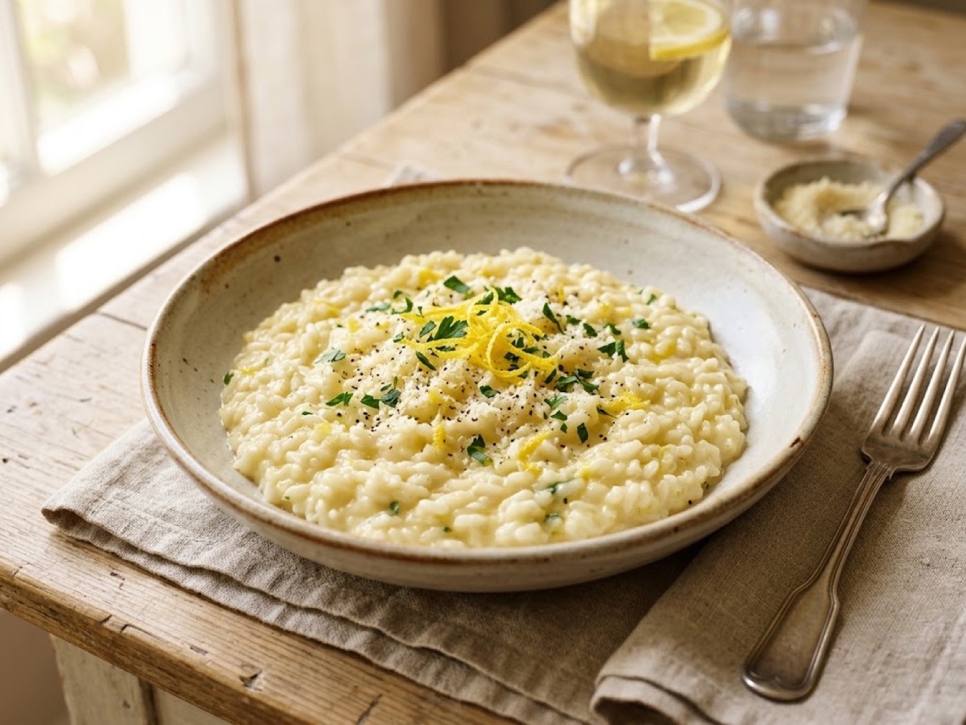 Risotto al limone