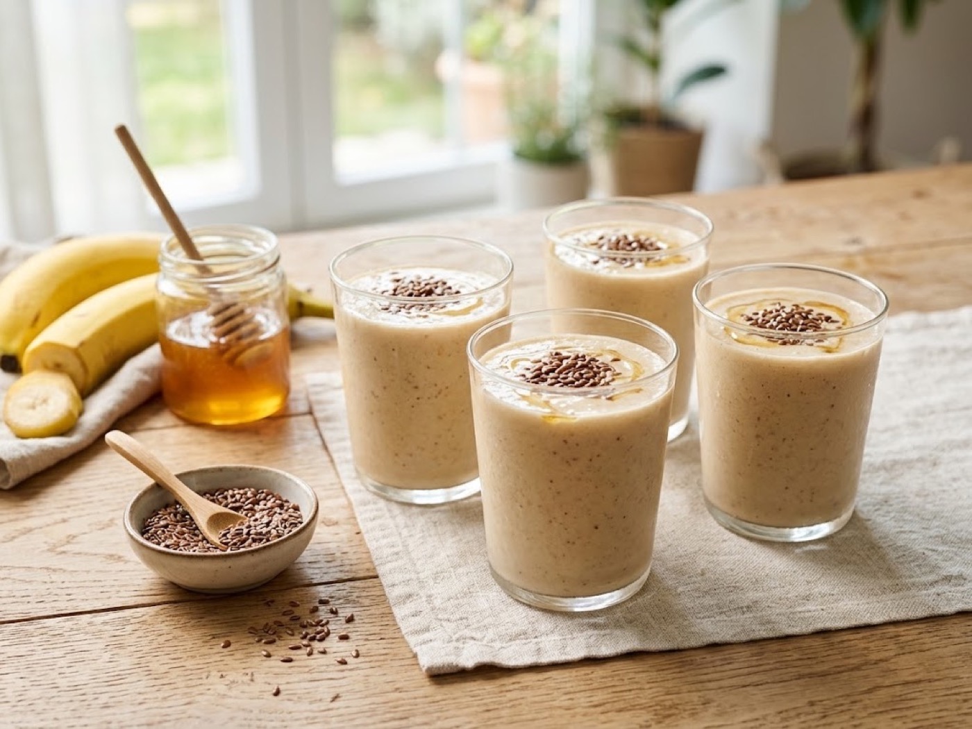 Frullato di banana rinforzato