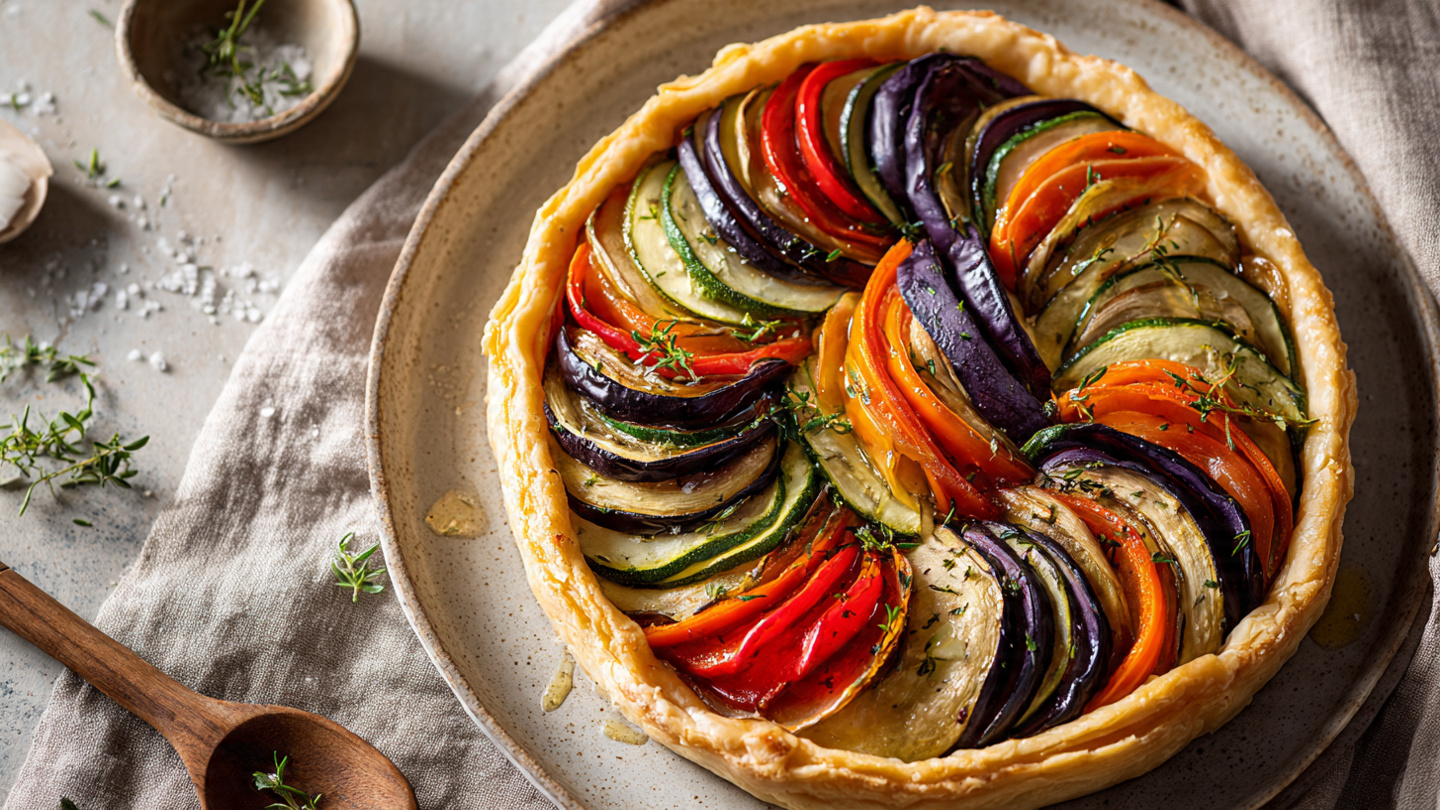 Torta salata con verdure