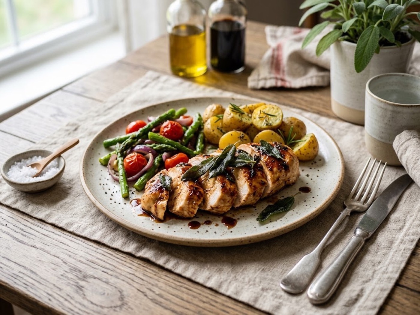 Pollo aceto balsamico