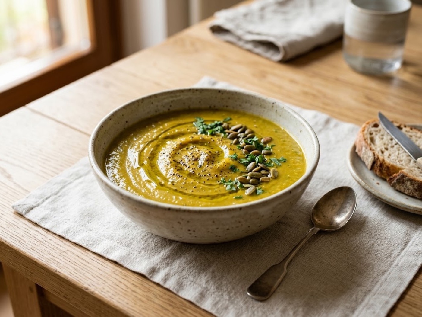 Vellutata di zucca e zucchine