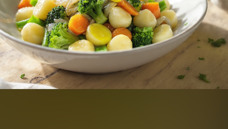 Gnocchi primavera light