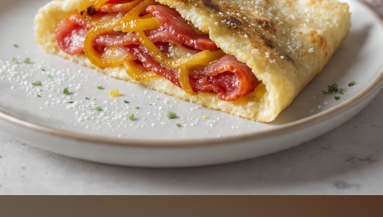 Piadina Salame e Cipolle Carammellate