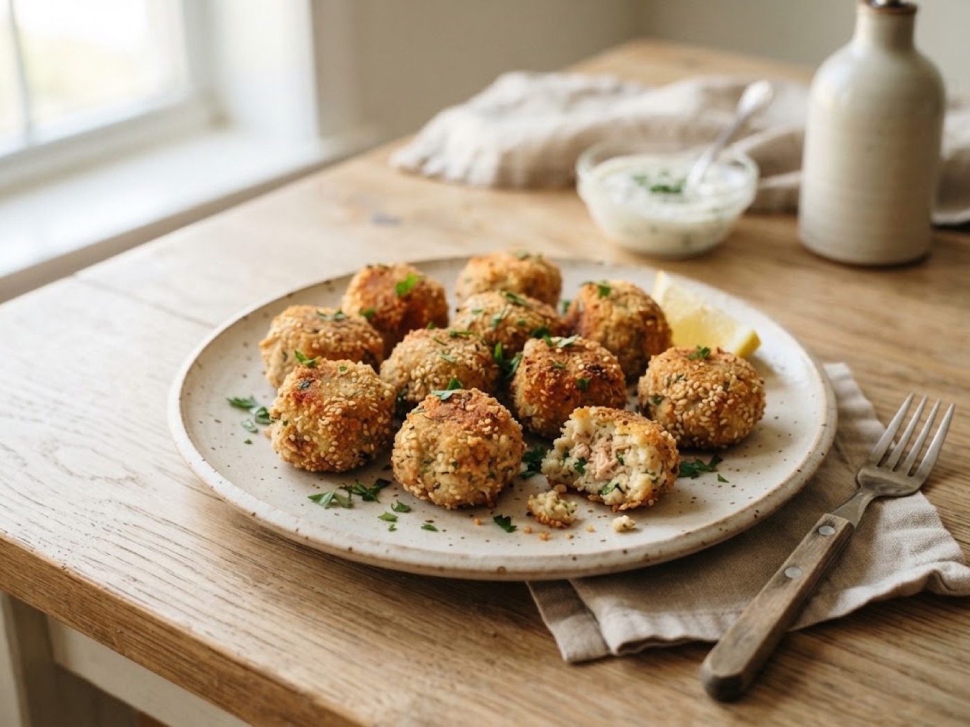 Polpette di tonno e ricotta