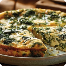 Frittata di spinaci