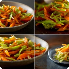 Insalata di carote e sedano