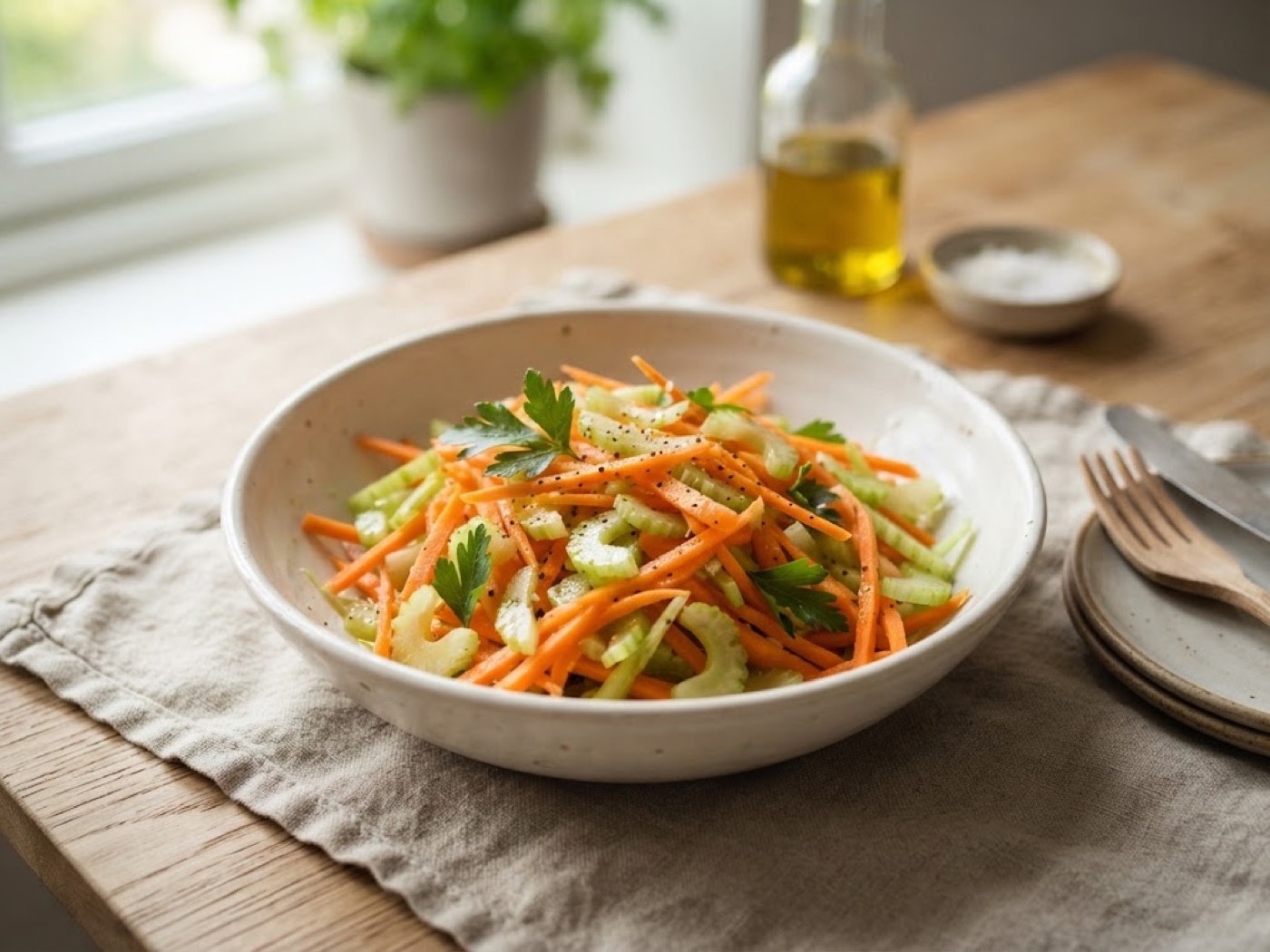 Insalata di carote e sedano