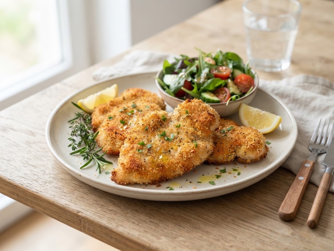 Cotolette al forno senza uova