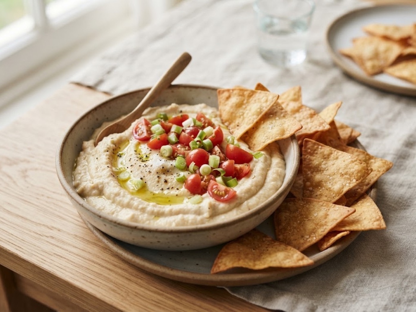 Purea di cannellini e chips