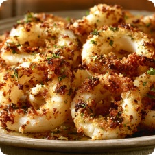 Anelli di totano gratinati al forno