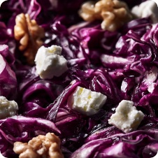 Insalata di cavolo cappuccio rosso