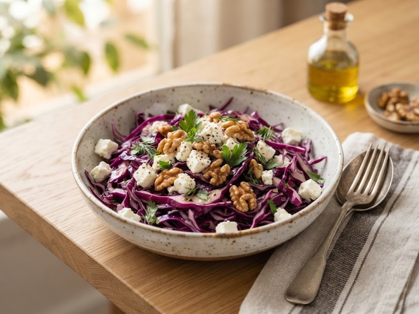 Insalata di cavolo cappuccio rosso