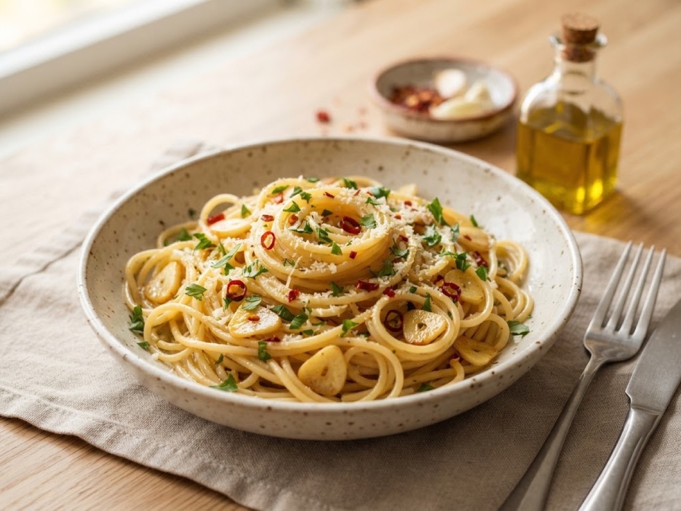 Pasta Aglio, Olio e Peperoncino