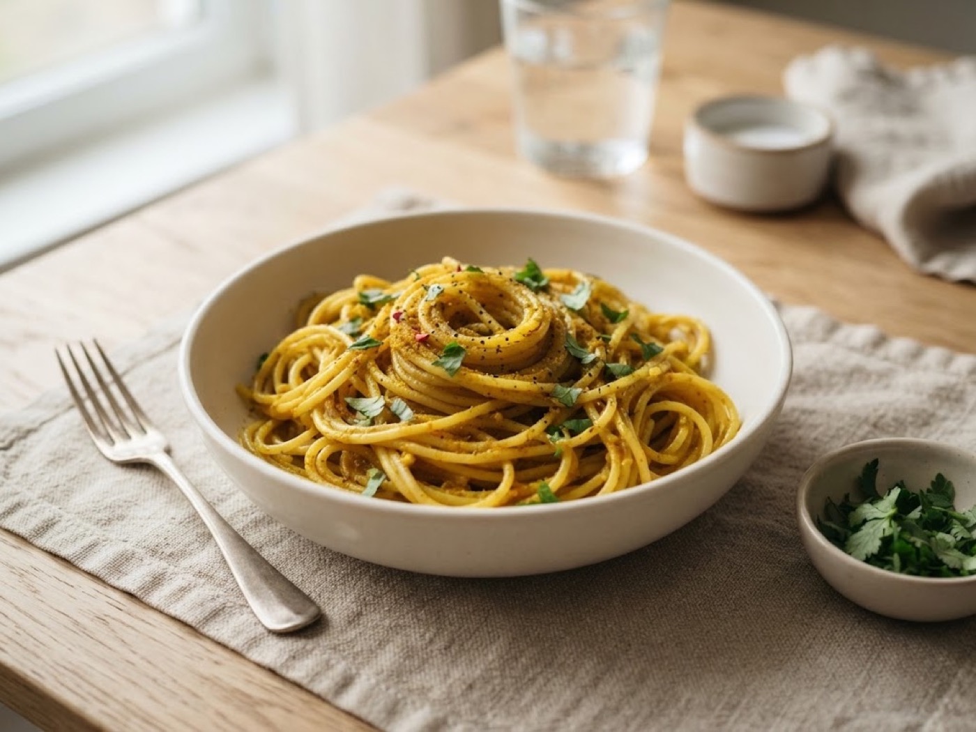 Pasta al Curry
